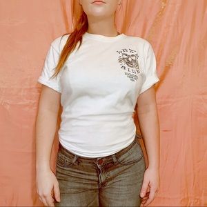 White Graphic Tee